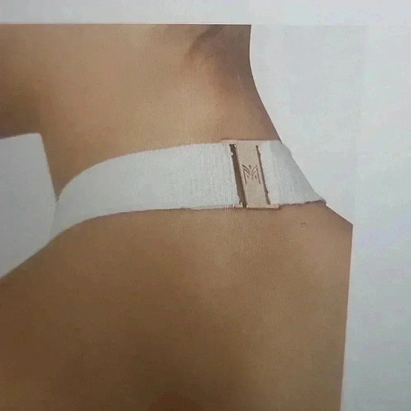 MILLY METAL NECK TRIM HALTER TOP - Picture 2 of 6